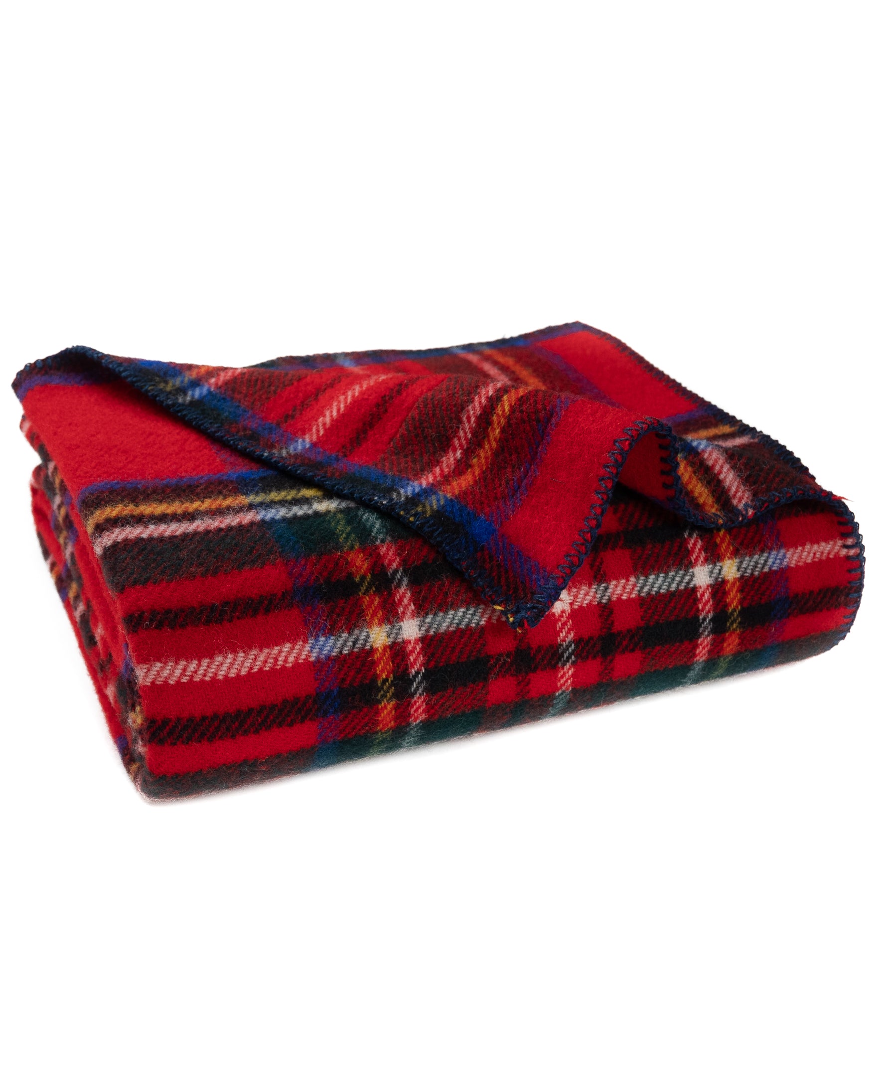 Highland Tweeds BIG Throw ~ Royal Stewart ~-Throws and Blankets-[bar code]-Prince of Scots