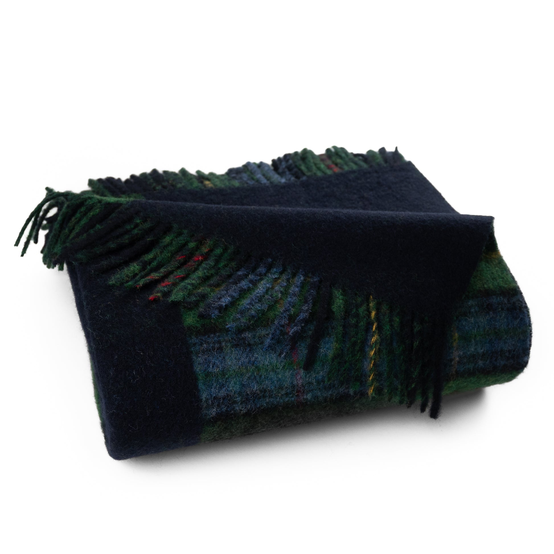 Highland Tweeds Double Cloth Throw (Classic Patchwork)-Throws and Blankets-[bar code]-Prince of Scots