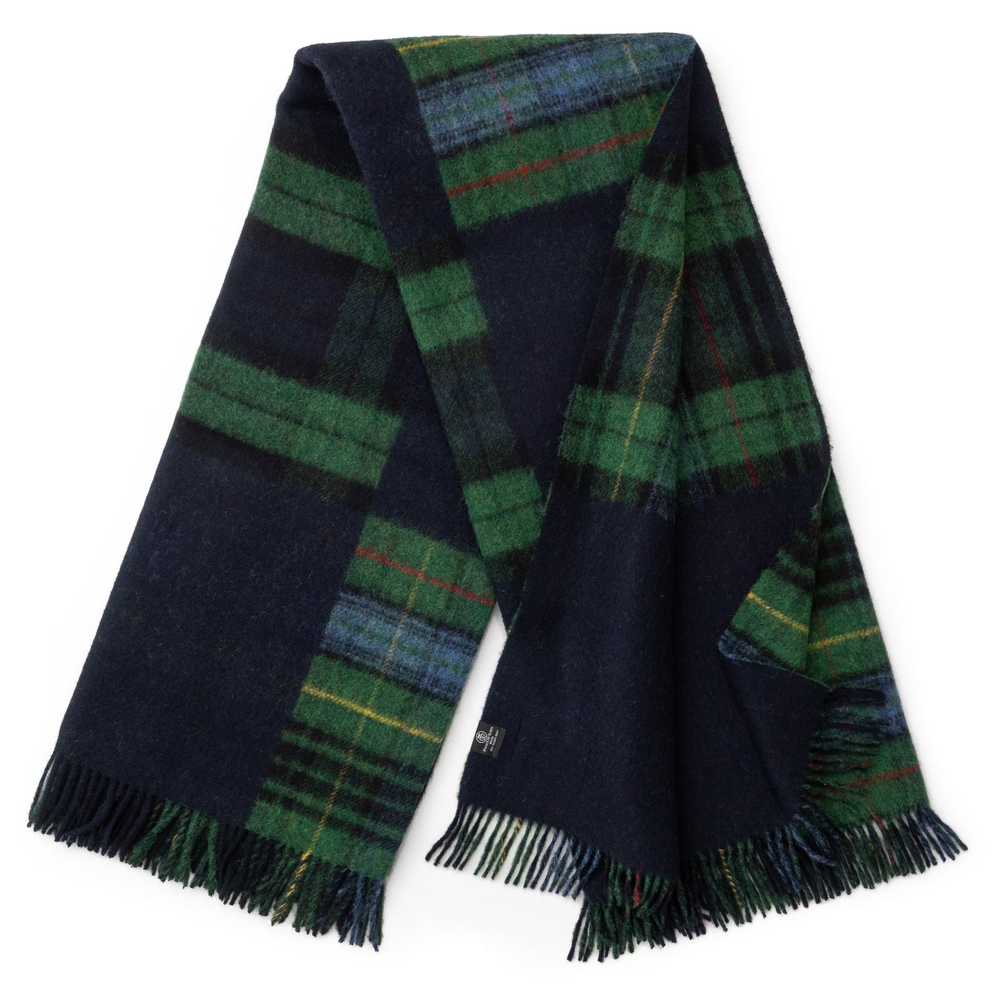 Highland Tweeds Double Cloth Throw (Classic Patchwork)-Throws and Blankets-[bar code]-Prince of Scots
