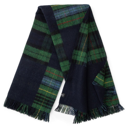 Highland Tweeds Double Cloth Throw (Classic Patchwork)-Throws and Blankets-[bar code]-Prince of Scots