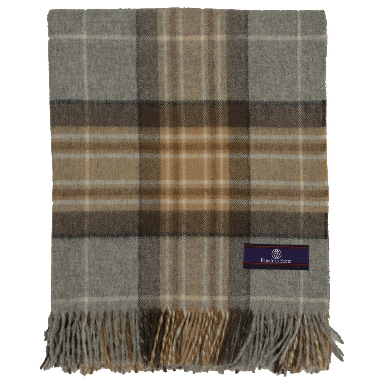 Prince of Scots Highland Tweed Merino Wool Throw ~ McKellar ~-Throws and Blankets-Prince of Scots-00810032750510-J400016-Prince of Scots