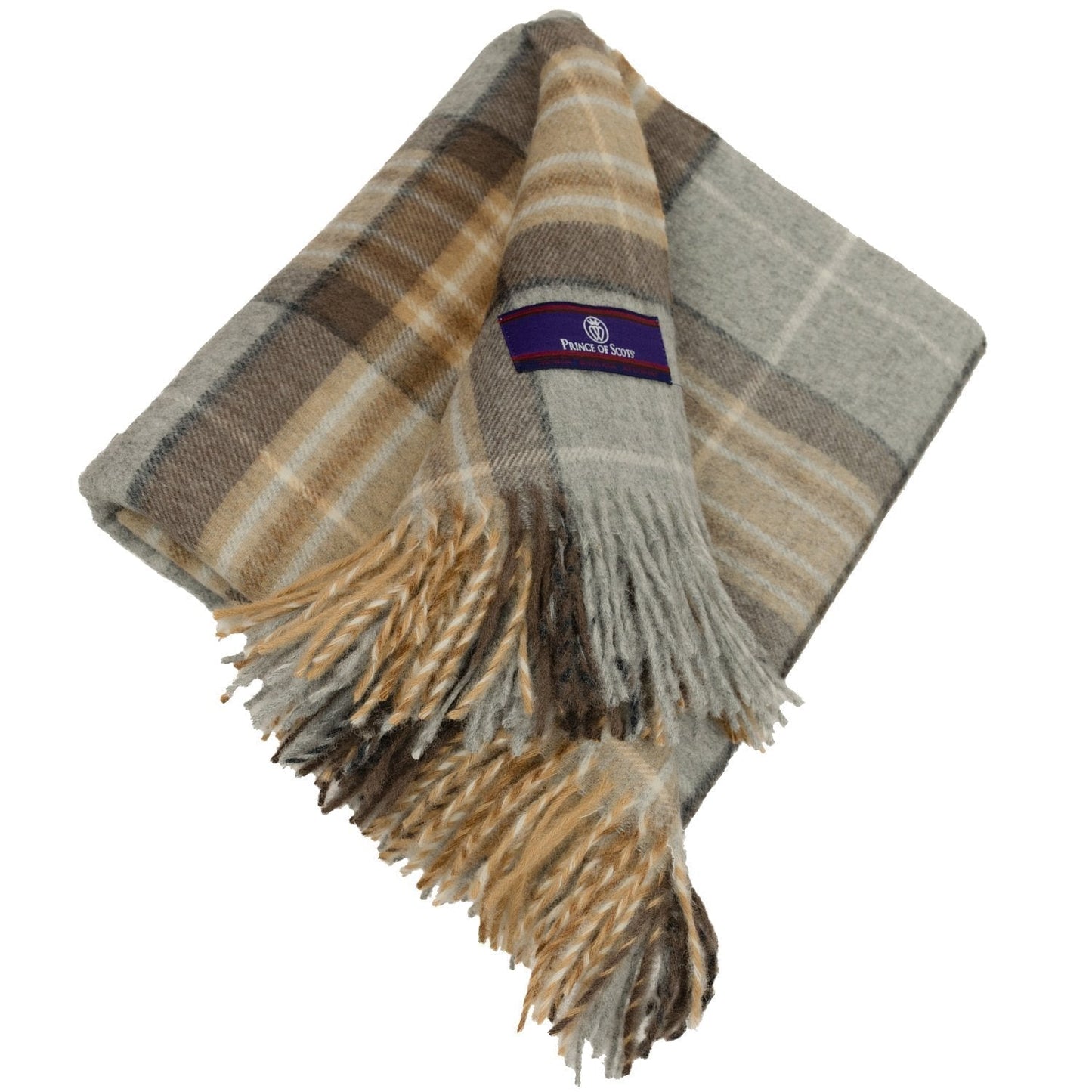 Prince of Scots Highland Tweed Merino Wool Throw ~ McKellar ~-Throws and Blankets-Prince of Scots-00810032750510-J400016-Prince of Scots