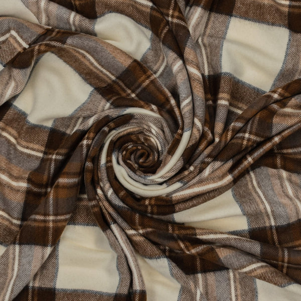 Prince of Scots Highland Tweed Merino Wool Throw ~ Natural Dress Stewart ~-Throws and Blankets-Prince of Scots-00810032750664-J400013-Prince of Scots