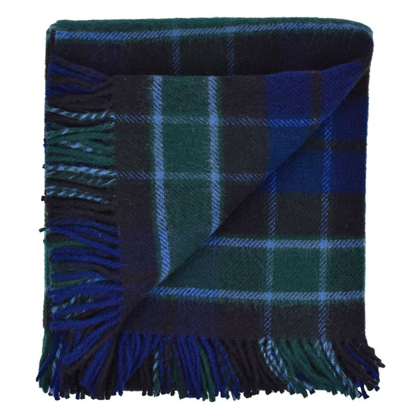 Prince of Scots Highland Tweed Pure New Wool Fluffy Throw ~ Graham of Menteith ~-Throws and Blankets-Prince of Scots-00810032750305-J4050028-012-Prince of Scots