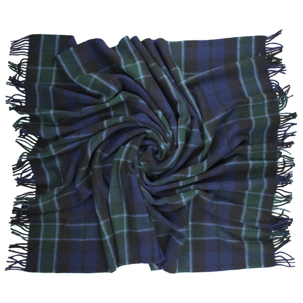 Prince of Scots Highland Tweed Pure New Wool Fluffy Throw ~ Graham of Menteith ~-Throws and Blankets-Prince of Scots-00810032750305-J4050028-012-Prince of Scots