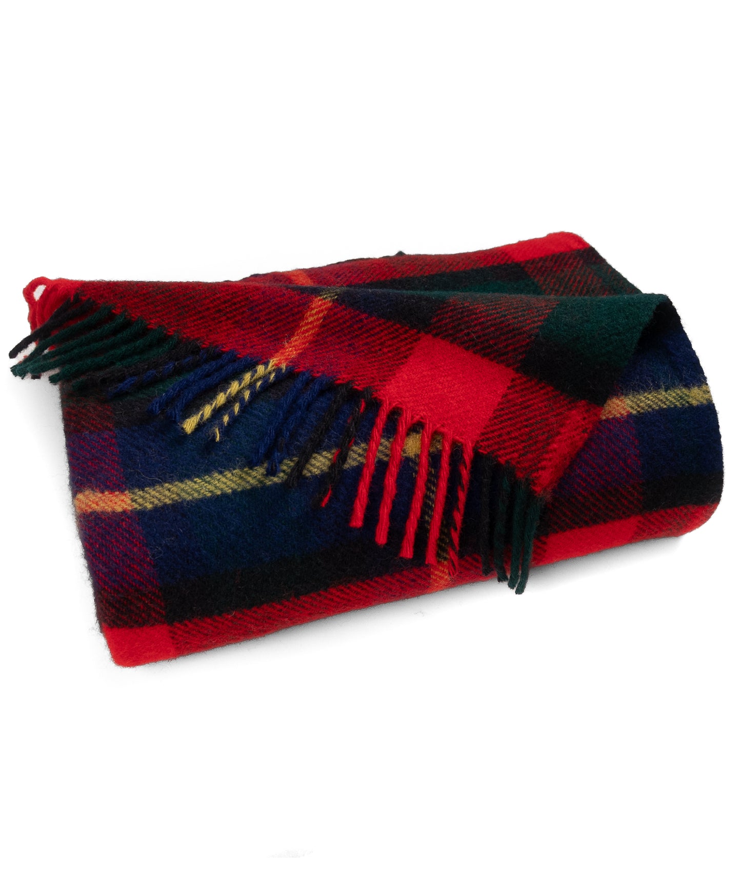 Highland Tweeds Pure New Wool Fluffy Throw ~ Kilgour ~-Throws and Blankets-[bar code]-Prince of Scots