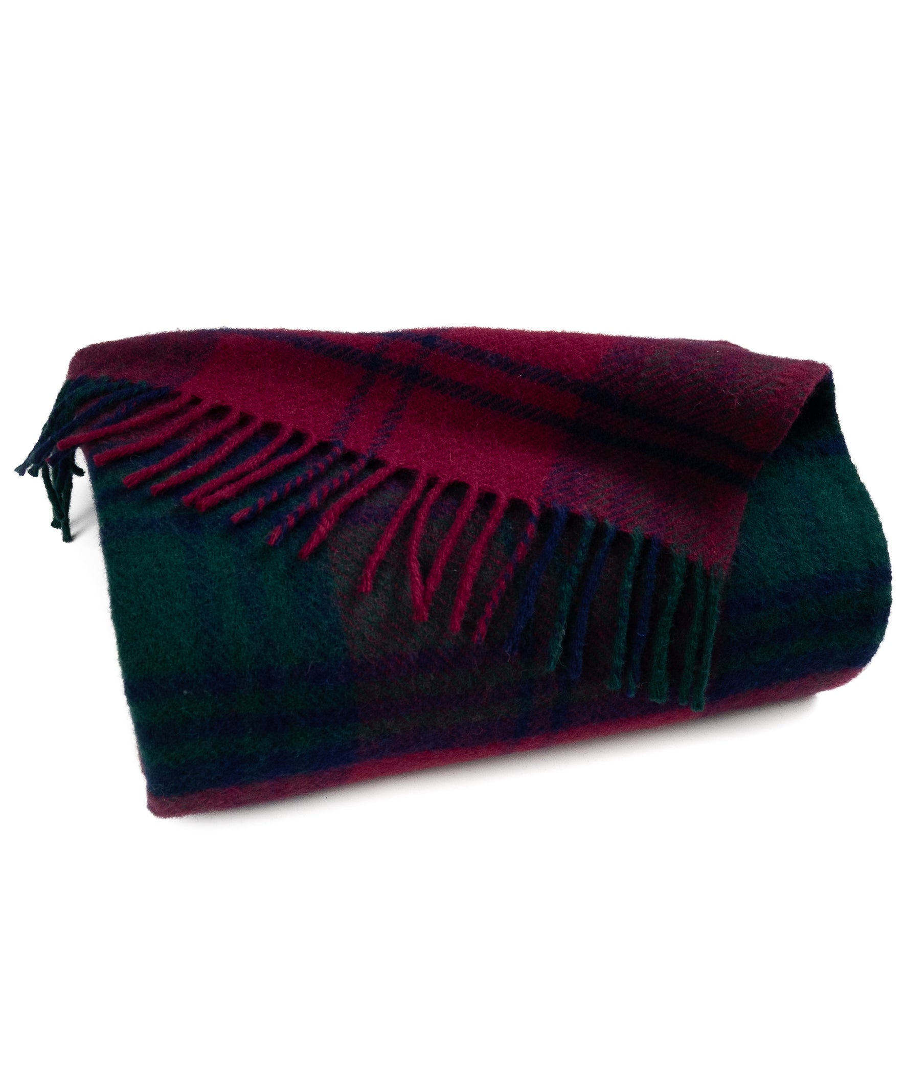 Highland Tweeds Pure New Wool Fluffy Throw ~ Lindsay ~-Throws and Blankets-[bar code]-Prince of Scots