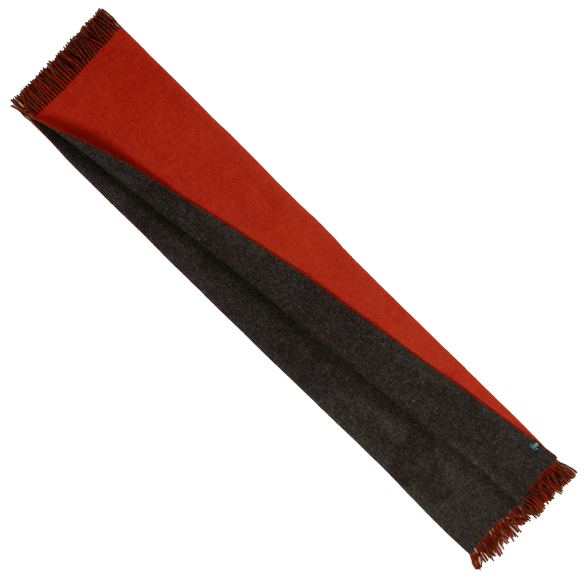 Highland Tweeds Reversible Double Cloth Throw (Orange/Brown) Available 4/25-Throws and Blankets-[bar code]-Prince of Scots