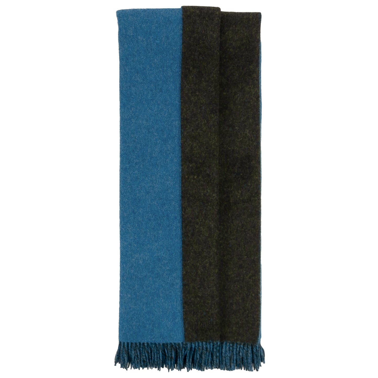 Highland Tweeds Reversible Double Cloth Throw (Sea/Green) Available 4/25-Throws and Blankets-[bar code]-Prince of Scots