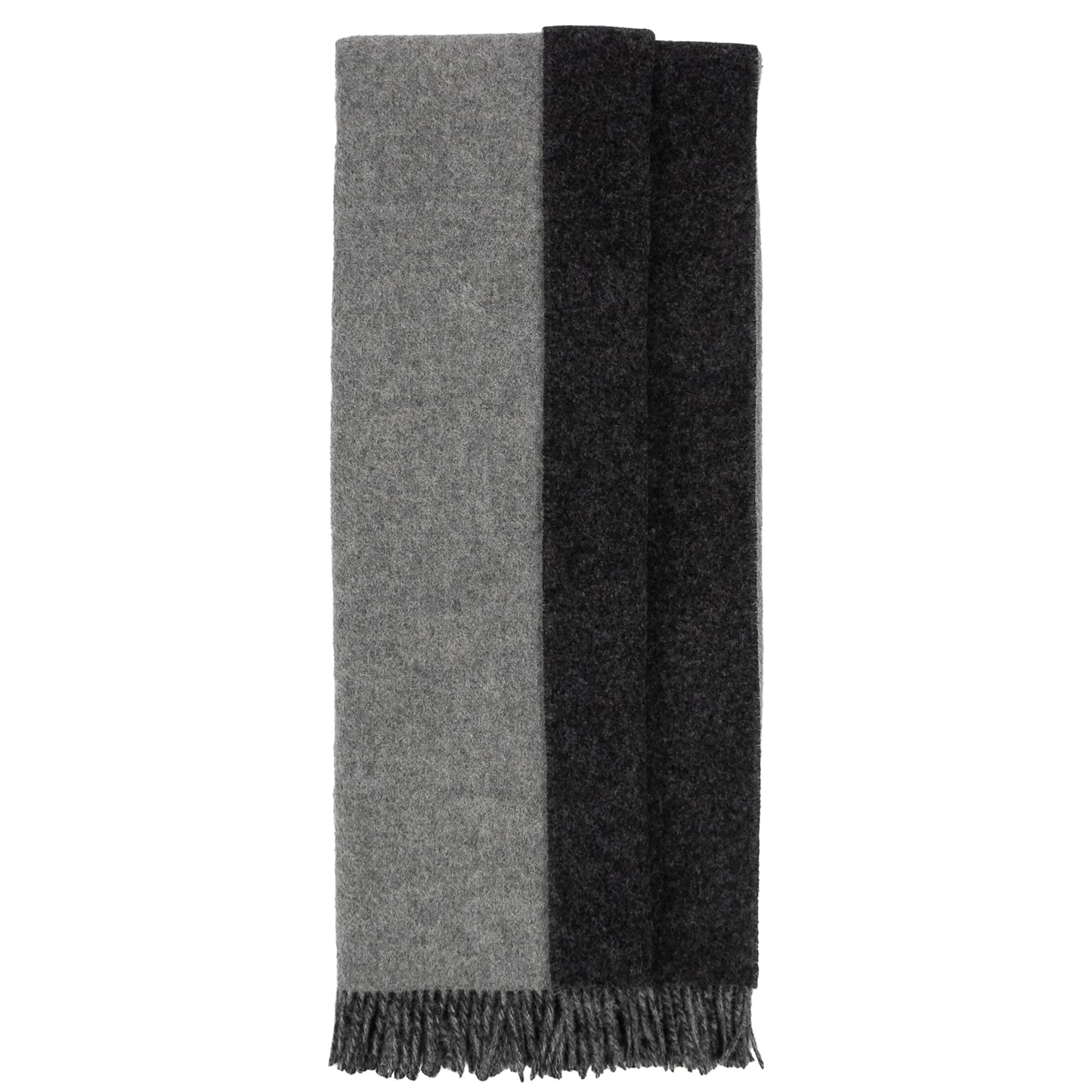 Highland Tweeds Reversible Double Cloth Throw (Silver/Grey) Available 4/25-Throws and Blankets-[bar code]-Prince of Scots