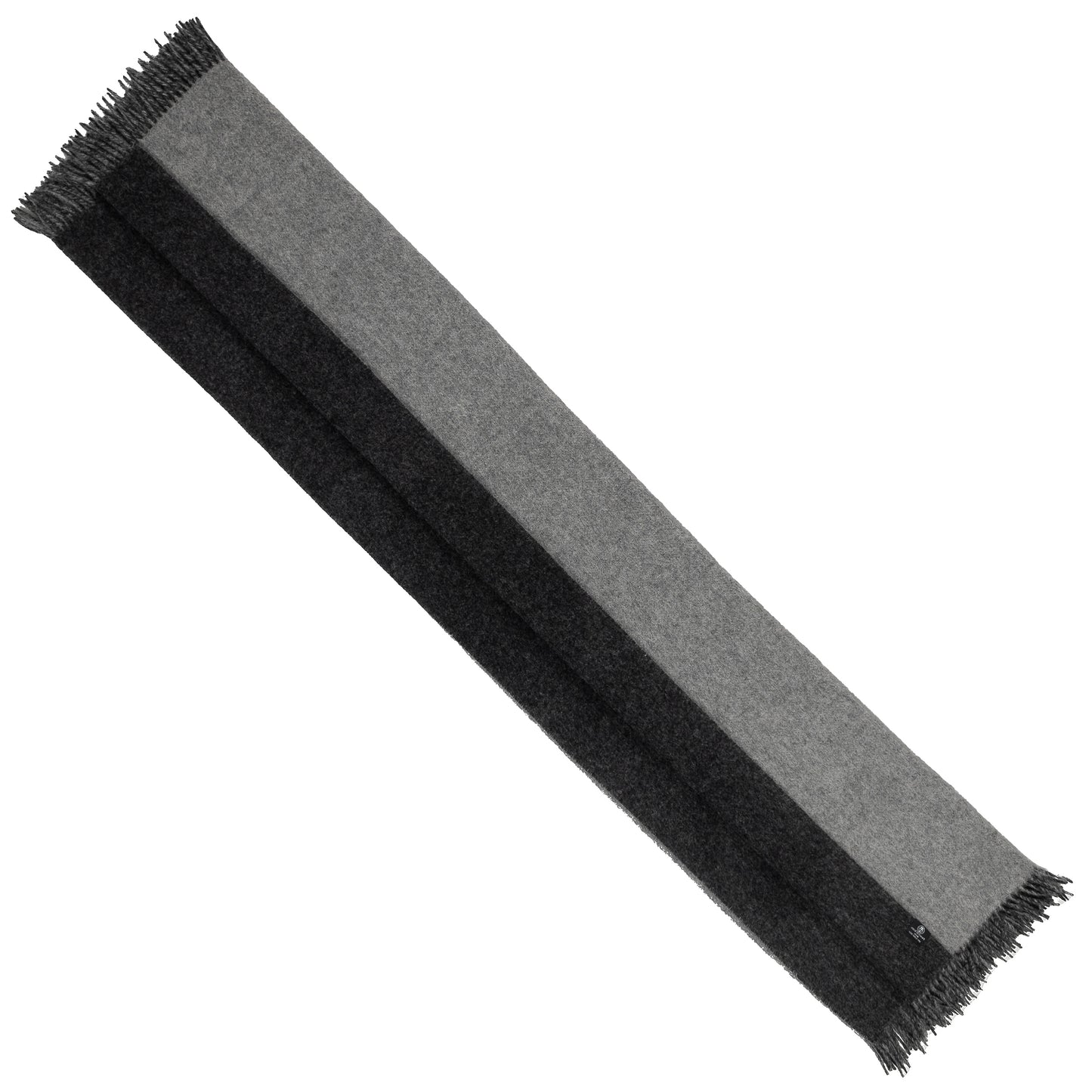 Highland Tweeds Reversible Double Cloth Throw (Silver/Grey) Available 4/25-Throws and Blankets-[bar code]-Prince of Scots