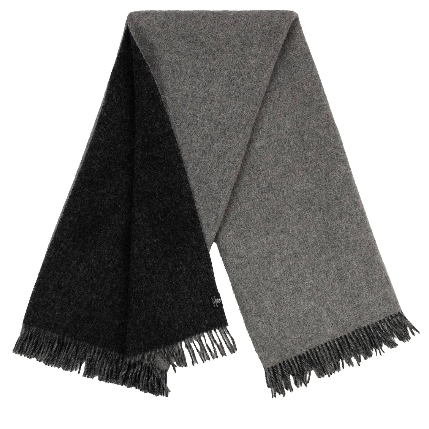 Highland Tweeds Reversible Double Cloth Throw (Silver/Grey) Available 4/25-Throws and Blankets-[bar code]-Prince of Scots