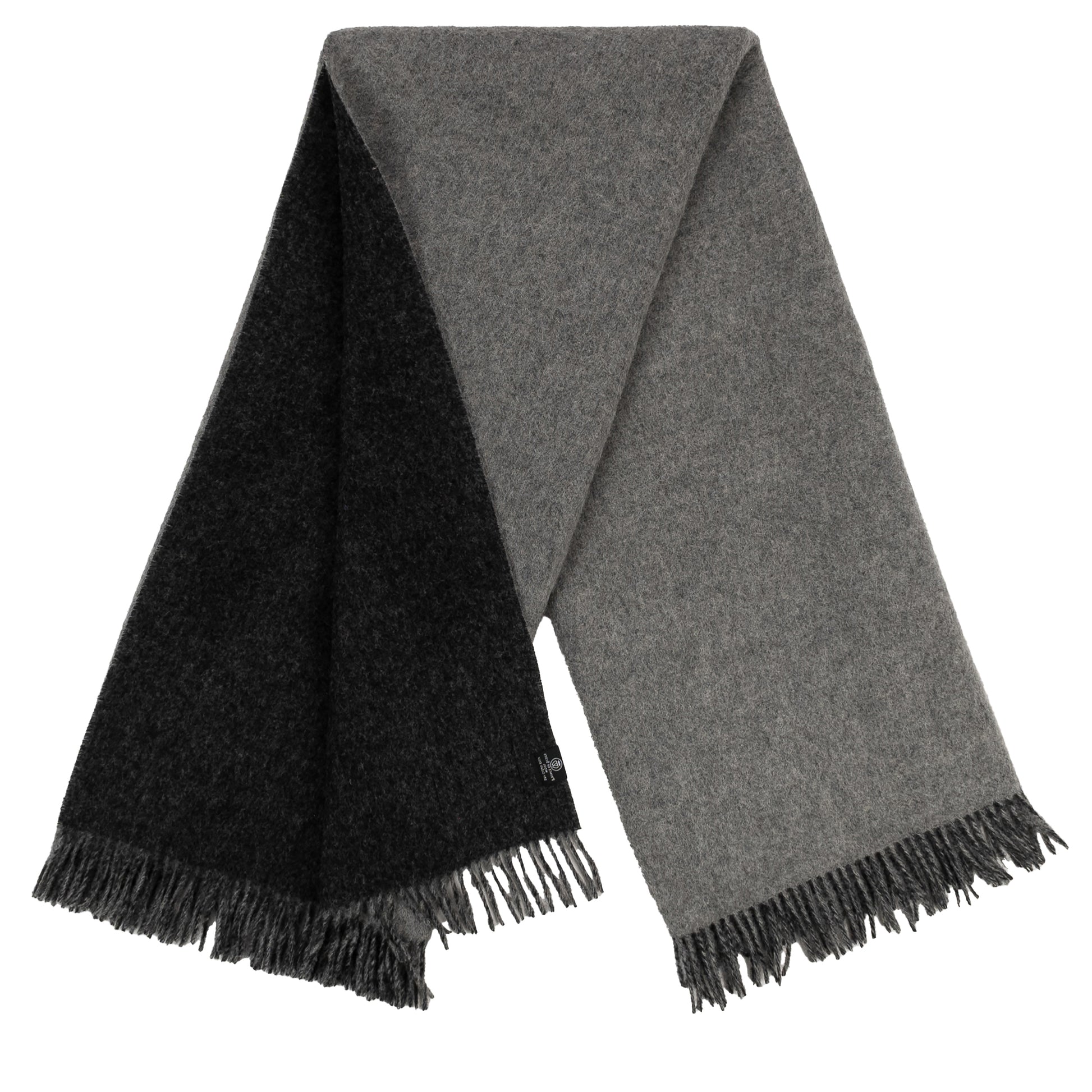 Highland Tweeds Reversible Double Cloth Throw (Silver/Grey) Available 4/25-Throws and Blankets-[bar code]-Prince of Scots