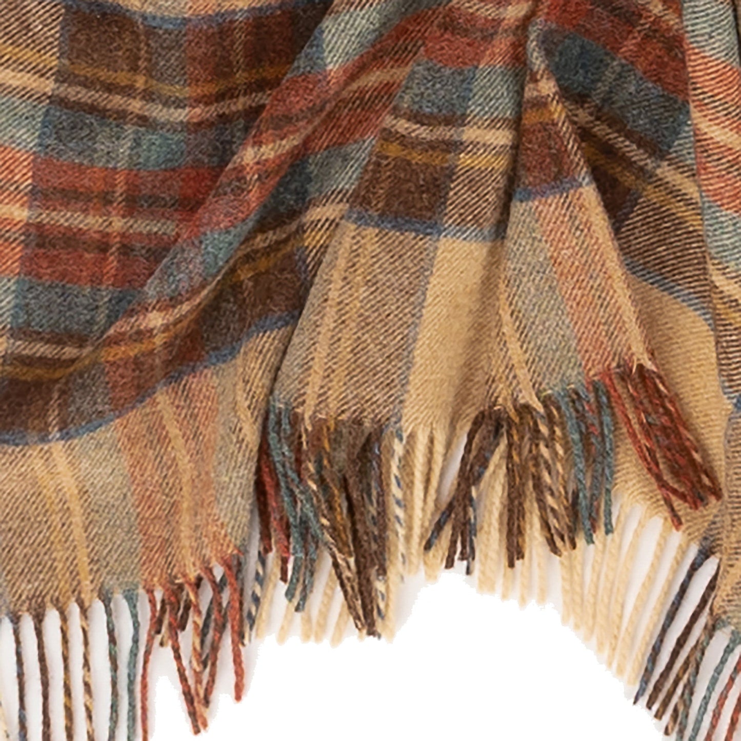 Highland Tweeds Shetland Wool Throw (Antique Dress Stewart)-Throws and Blankets-[bar code]-J4050028-15-Prince of Scots