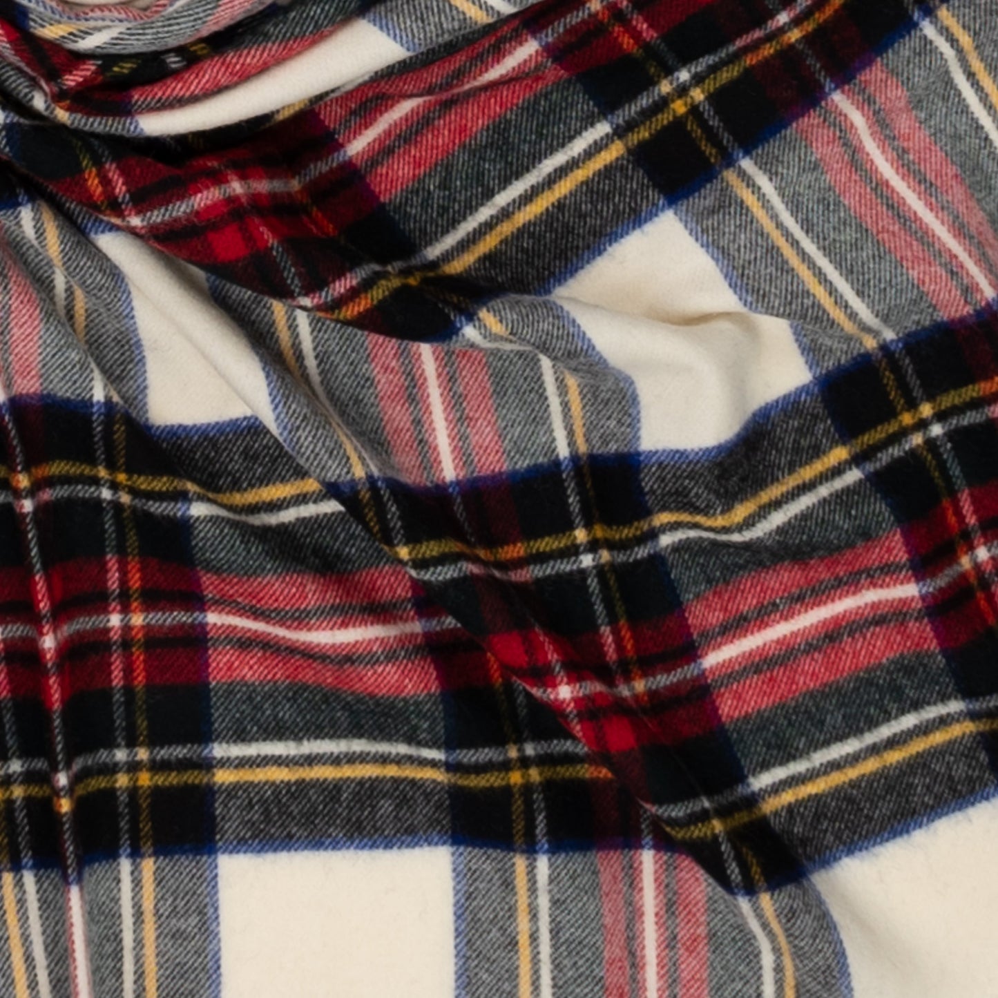 Highland Tweeds Shetland Lambswool Throw (Dress Stewart)-Throws and Blankets-[bar code]-ShetlandDressStewart-Prince of Scots