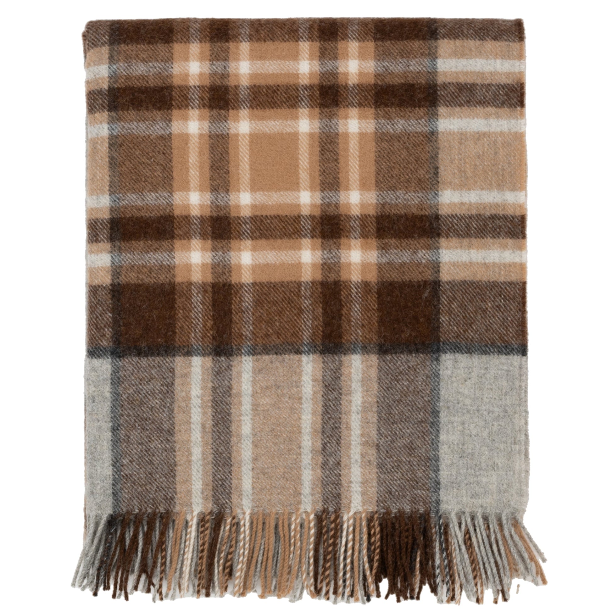 Highland Tweeds Shetland Lambswool Throw (McKellar)-Throws and Blankets-[bar code]-ShetlandMcKeller-Prince of Scots