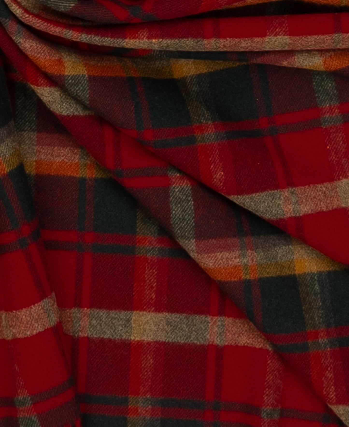 Highland Tweeds Shetland Lambswool Throw (Red Maple)-Throws and Blankets-[bar code]-ShetlandRedMaple-Prince of Scots