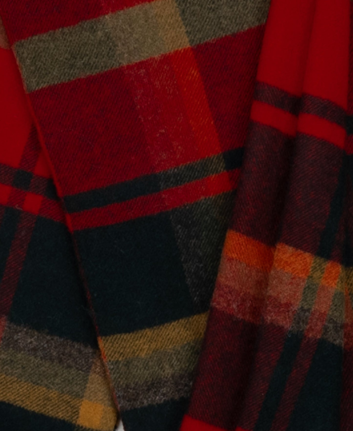 Highland Tweeds Shetland Lambswool Throw (Red Maple)-Throws and Blankets-[bar code]-ShetlandRedMaple-Prince of Scots