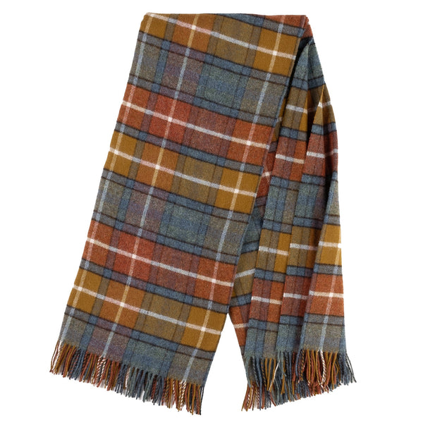 Highland Tweeds Shetland Wool Throw (Antique Buchanan)-Throws and Blankets-[bar code]-J4050028-010-Prince of Scots