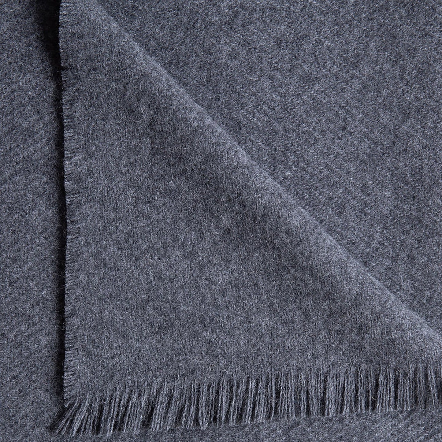 Luxury Cashmere Throw ~ Grey ~-Blankets-[bar code]-CashmereGrey-Prince of Scots