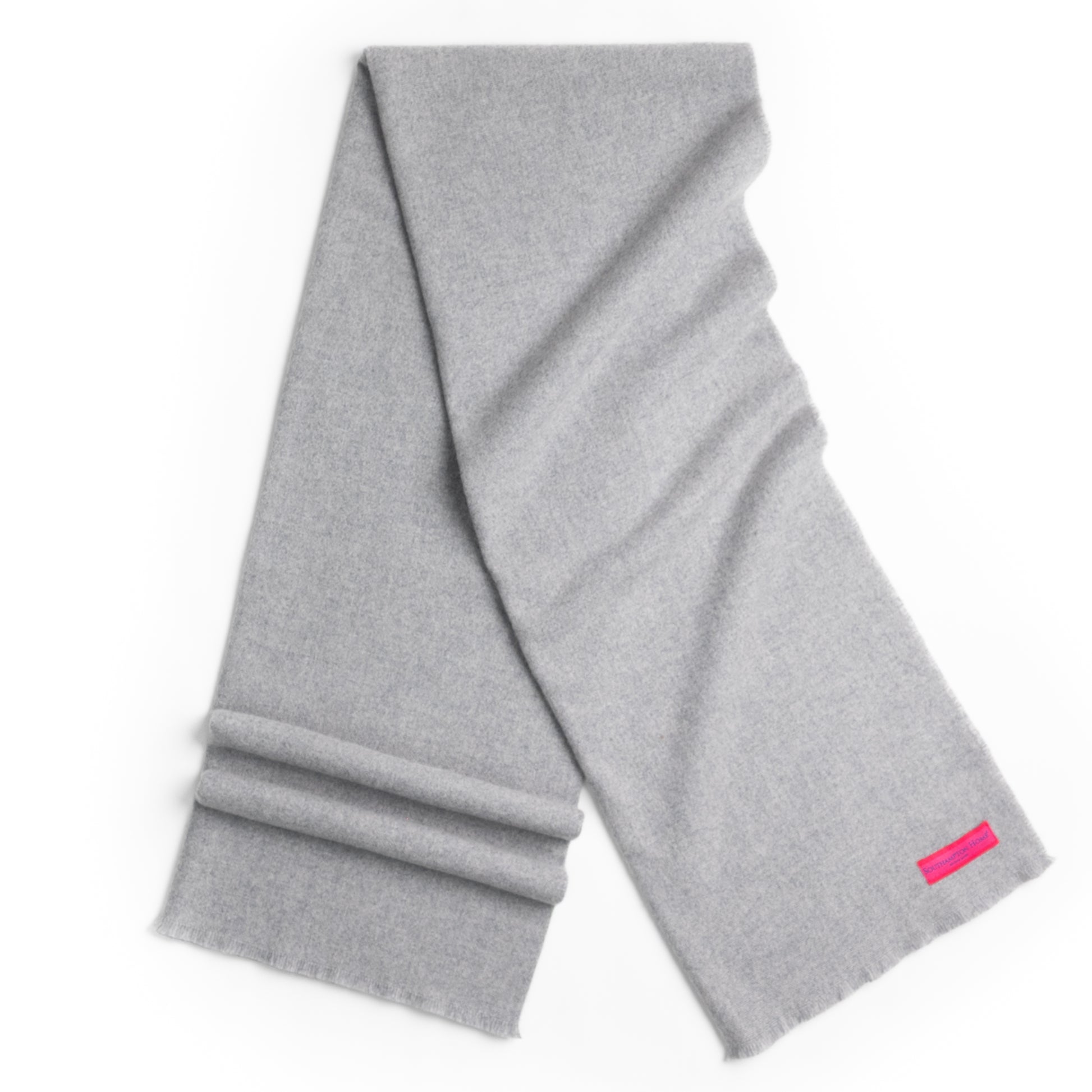 Luxury Cashmere Throw ~ Silver~-Blankets-[bar code]-Prince of Scots