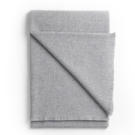 Luxury Cashmere Throw ~ Silver~-Blankets-[bar code]-Prince of Scots