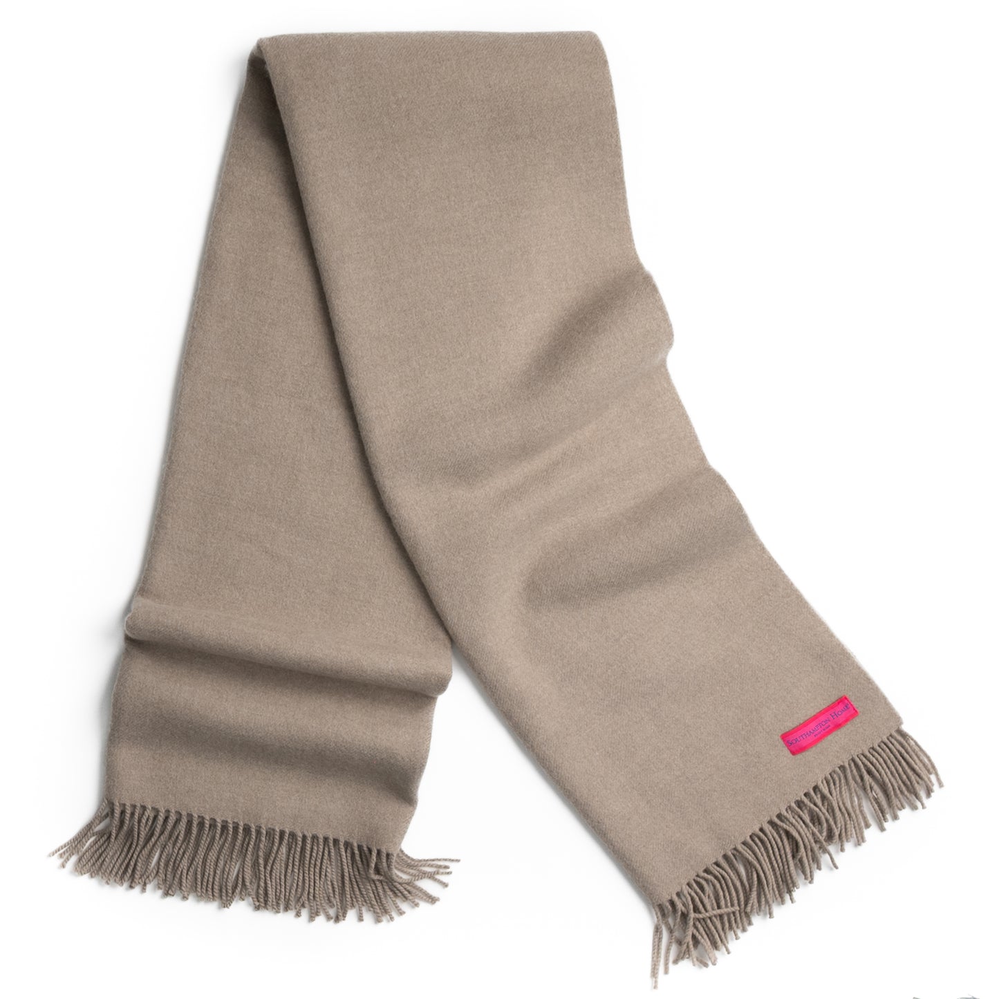 Newport Cashmere Throw ~ Stone ~-Blankets-[bar code]-Prince of Scots