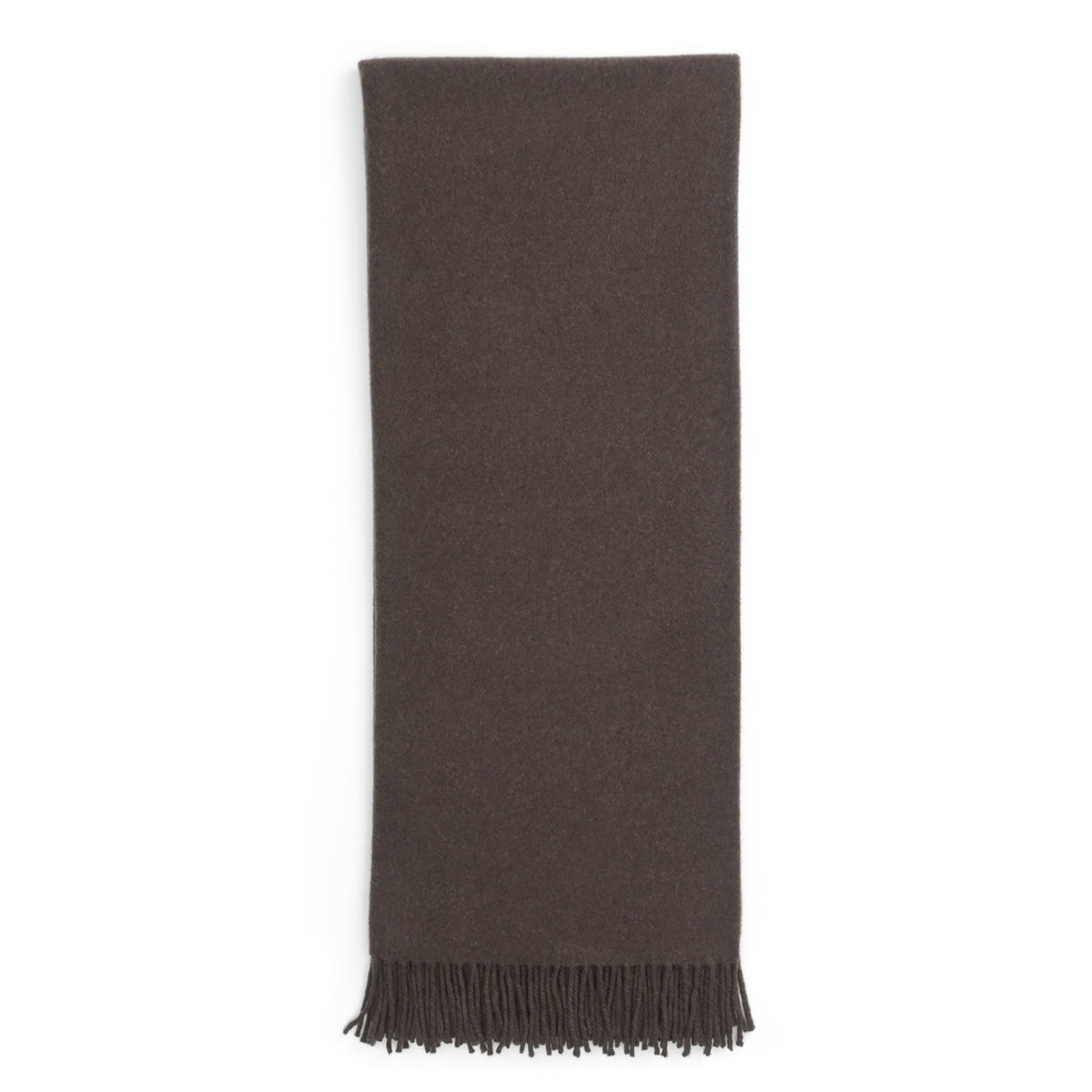 Gentlemen's Cashmere Throw ~ Saddle Brown