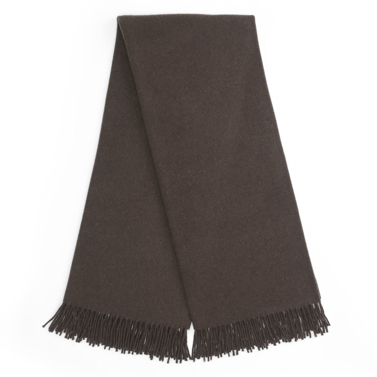 Gentlemen's Cashmere Throw ~ Saddle Brown