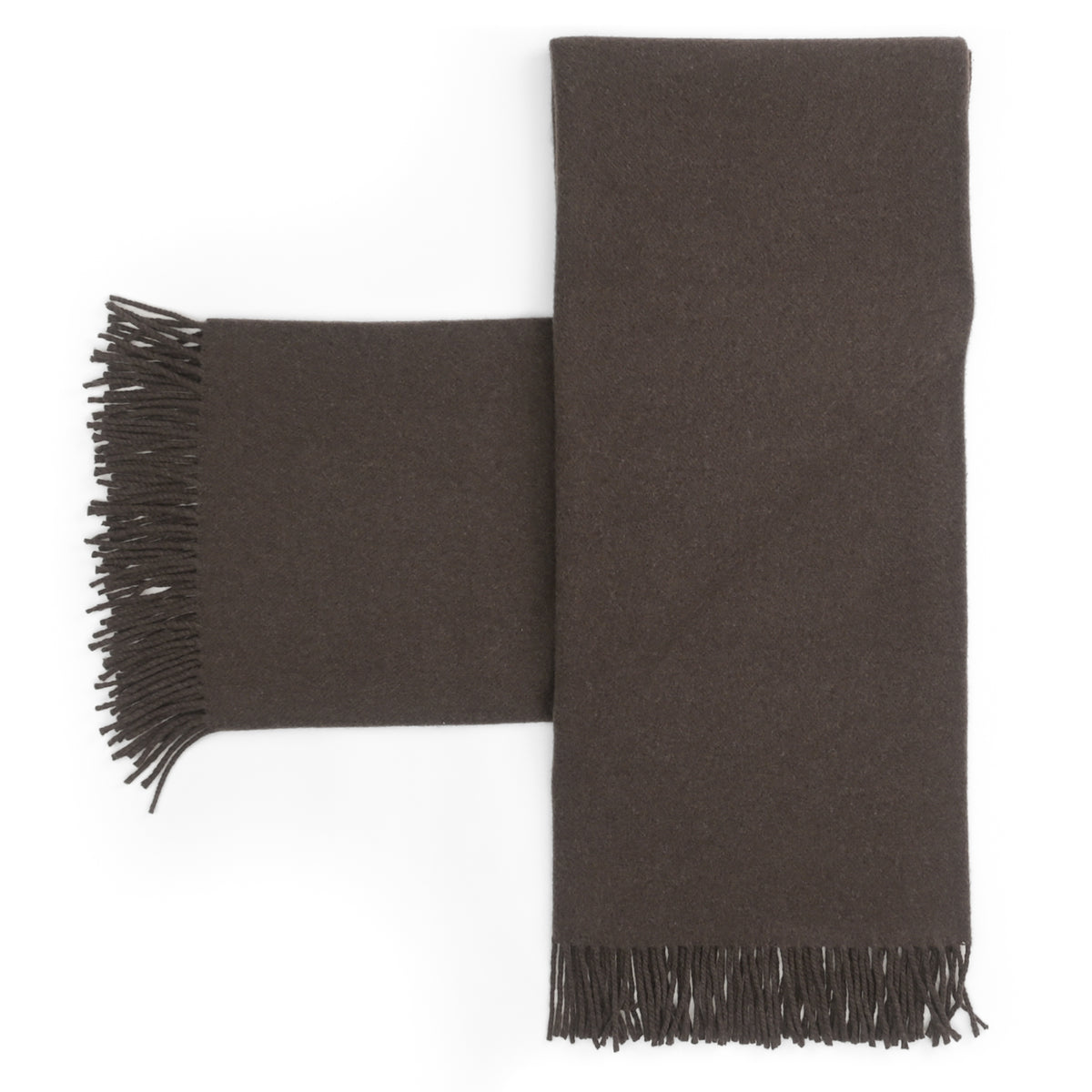Gentlemen's Cashmere Throw ~ Saddle Brown