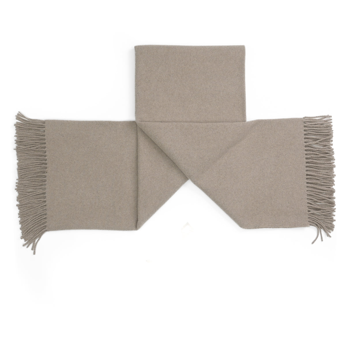 Gentlemen's Cashmere Throw ~ Cashmere Beige