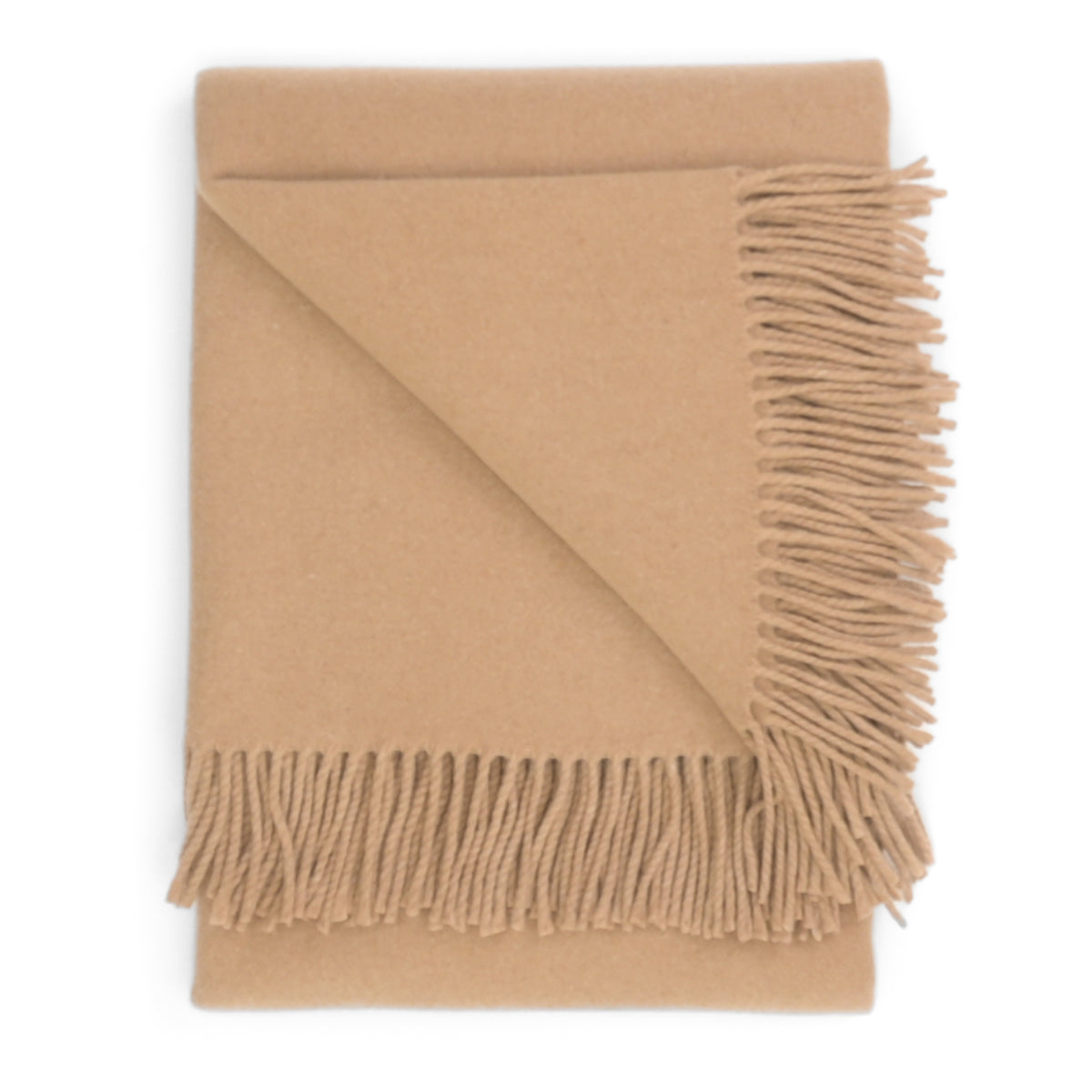Gentlemen's Cashmere Throw ~ Camel