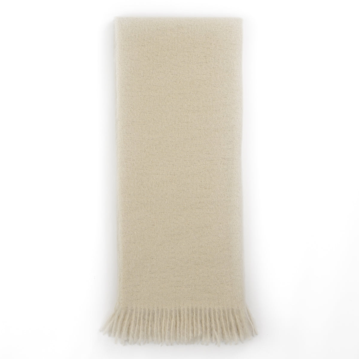 Southampton Home Luxury Mohair Throw ~ Ivory