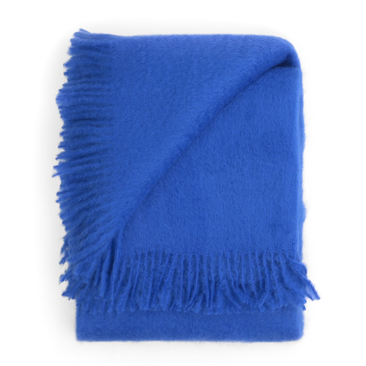 Southampton Home Luxury Mohair Throw ~ Blue