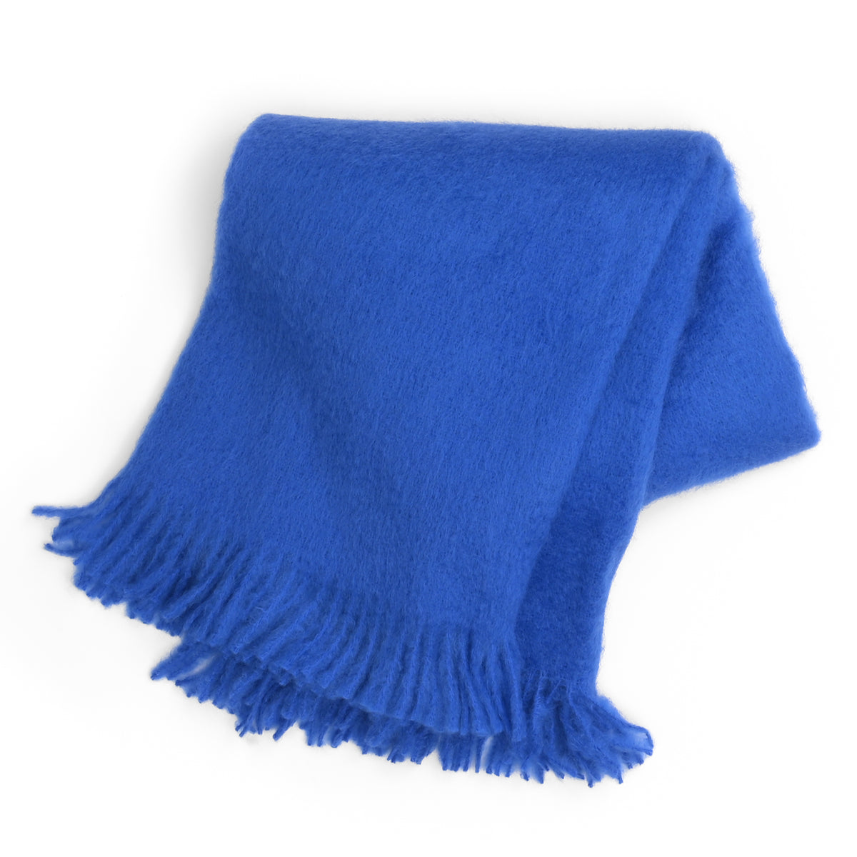 Southampton Home Luxury Mohair Throw ~ Blue