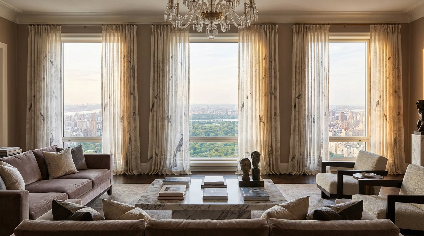 Premium Sheer Panels: The Paradiso Grey-Home Gifts-[bar code]-Prince of Scots