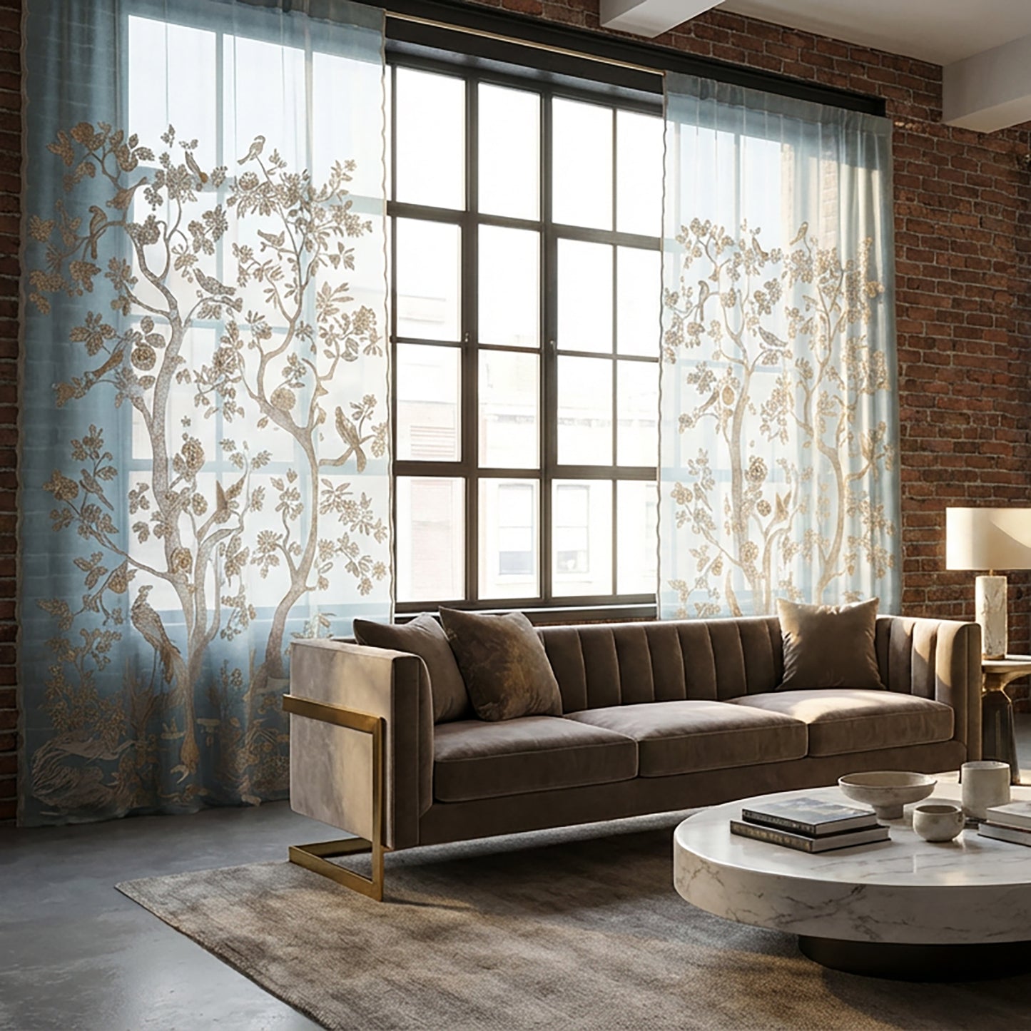 Premium Sheer Panels: The Paradiso-Home Gifts-[bar code]-Prince of Scots