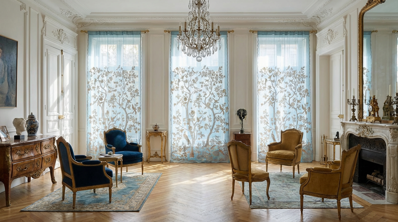 Premium Sheer Panels: The Paradiso-Home Gifts-[bar code]-Prince of Scots