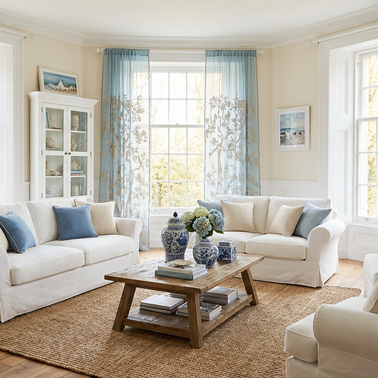 Premium Sheer Panels: The Paradiso-Home Gifts-[bar code]-Prince of Scots