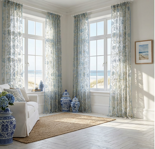 Premium Sheer Panels: The Springtime-Home Gifts-[bar code]-Prince of Scots