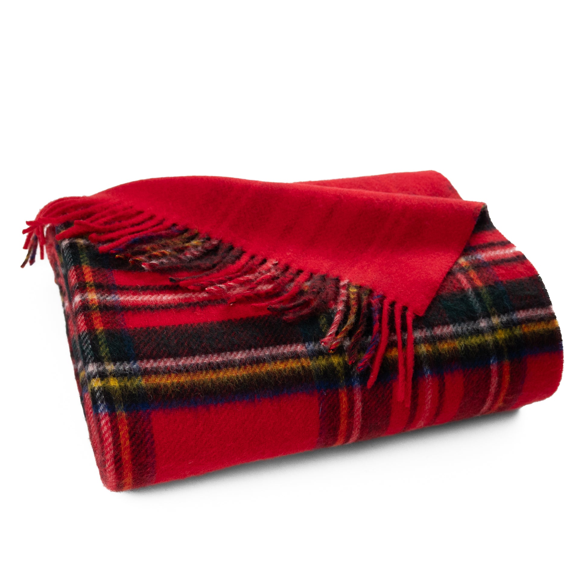 Prince of Scots Double Merino (Royal Stewart)-Throws and Blankets-[bar code]-Prince of Scots