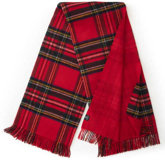 Prince of Scots Double Merino (Royal Stewart)-Throws and Blankets-[bar code]-Prince of Scots