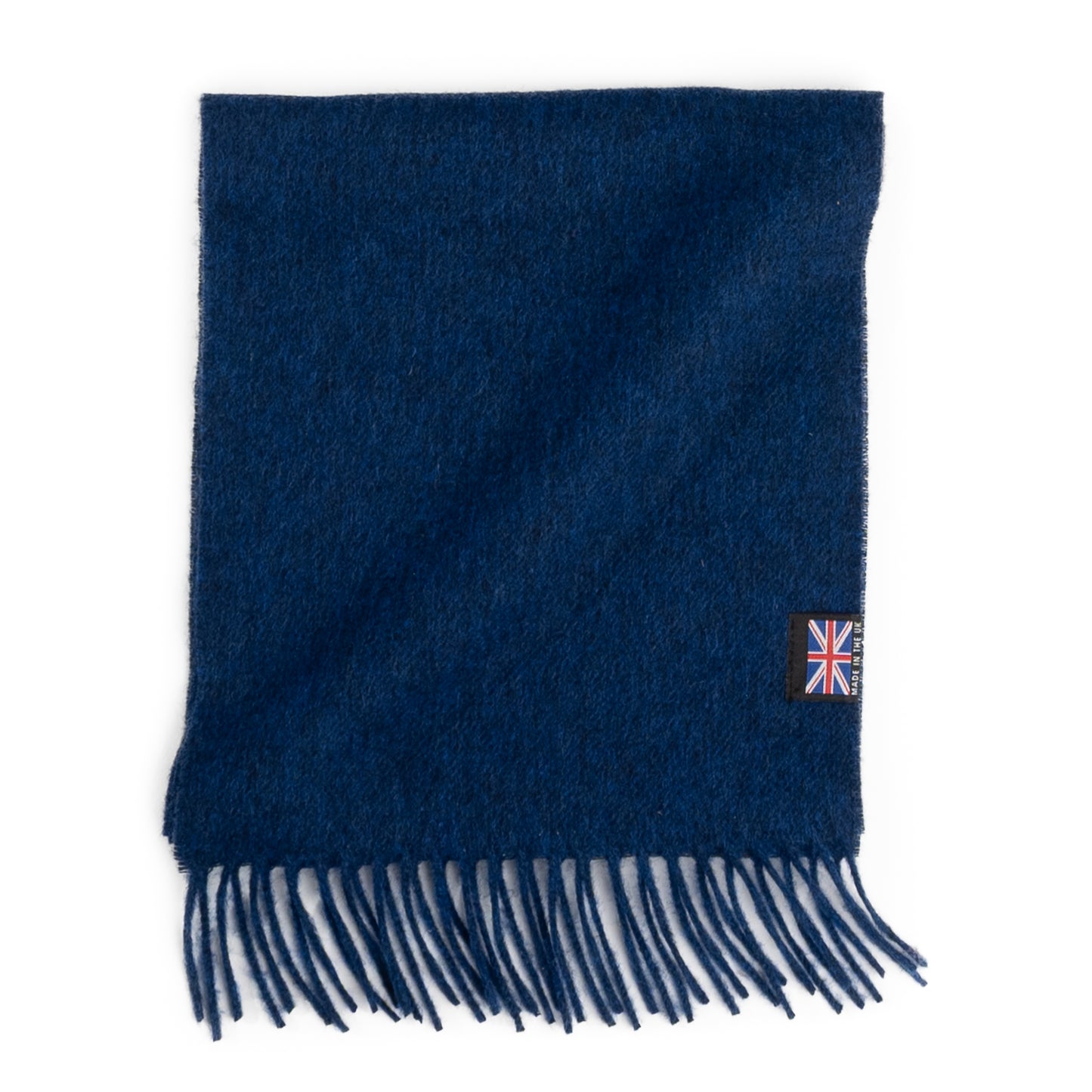 Prince of Scots Fringed Merino Wool Scarf (Royal)-scarf-[bar code]-Prince of Scots