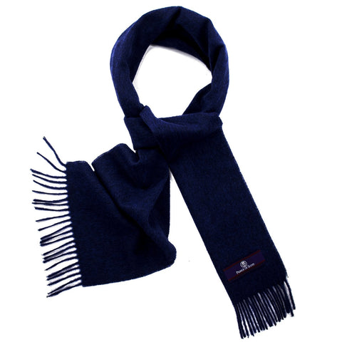 Prince of Scots Fringed Merino Wool Scarf (Royal)-scarf-Prince of Scots-PrinceRoyal-810032759803-Prince of Scots