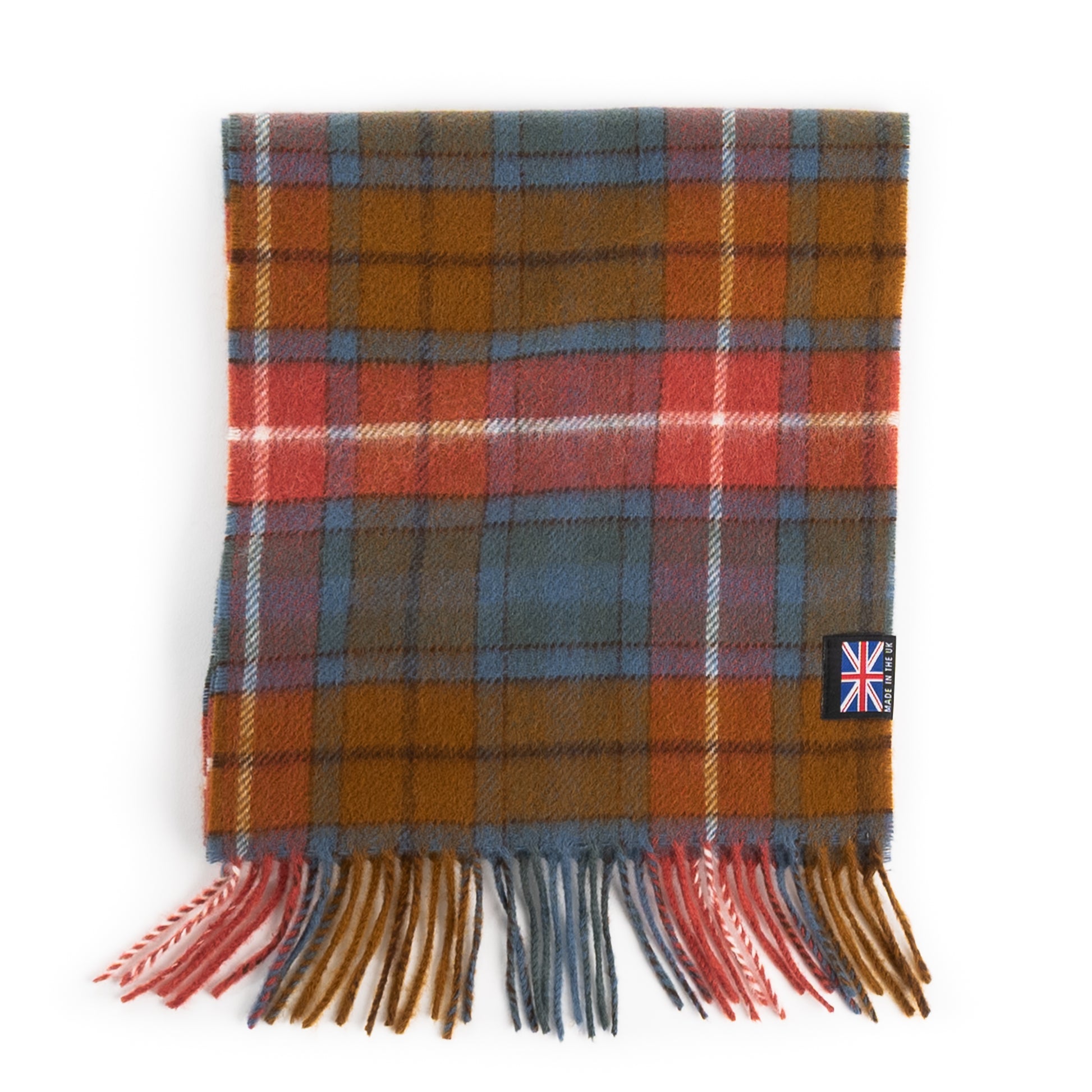 Prince of Scots Merino Lambswool Tartan Scarf (Antique Buchanan)-Gifts-[bar code]-Prince of Scots