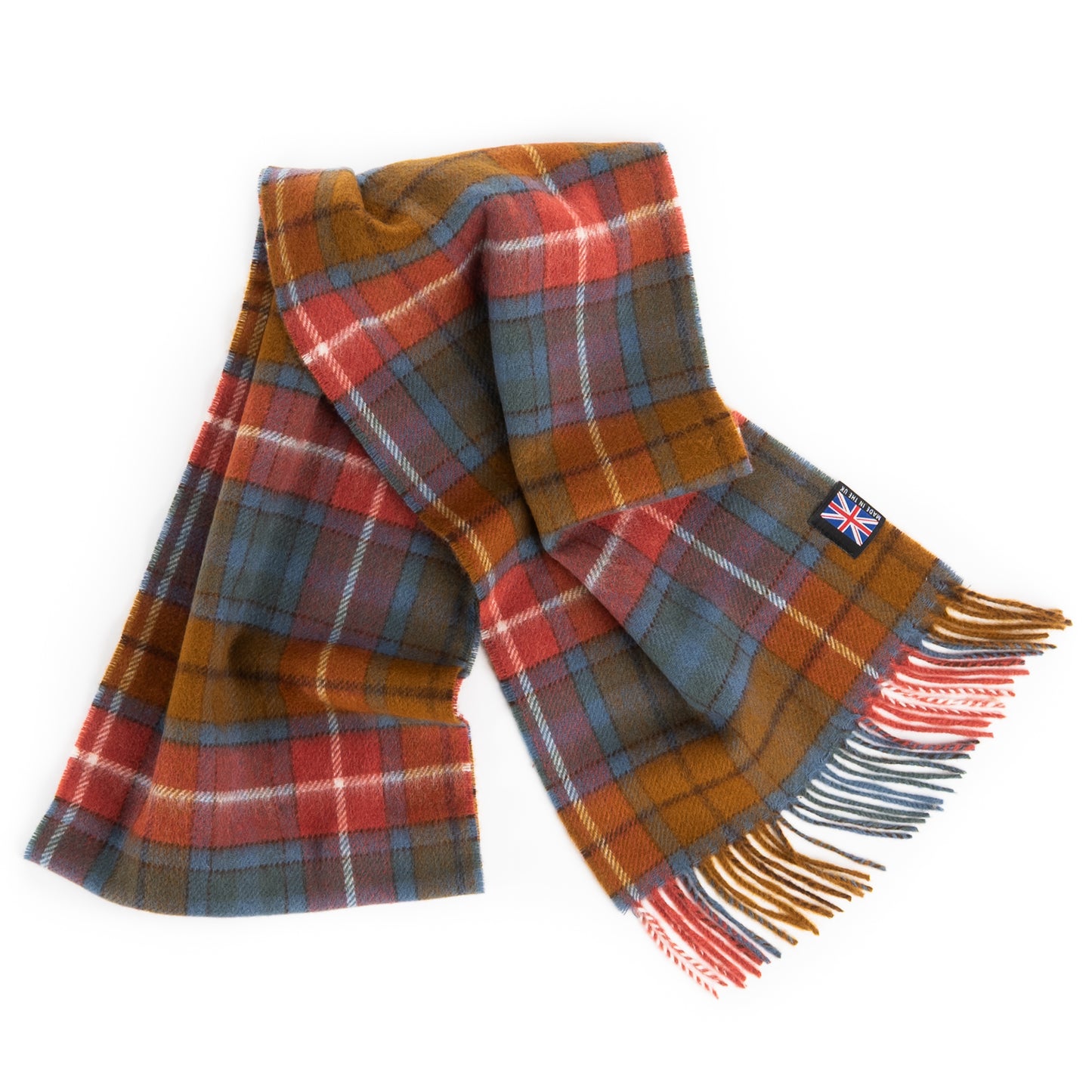 Prince of Scots Merino Lambswool Tartan Scarf (Antique Buchanan)-Gifts-[bar code]-Prince of Scots