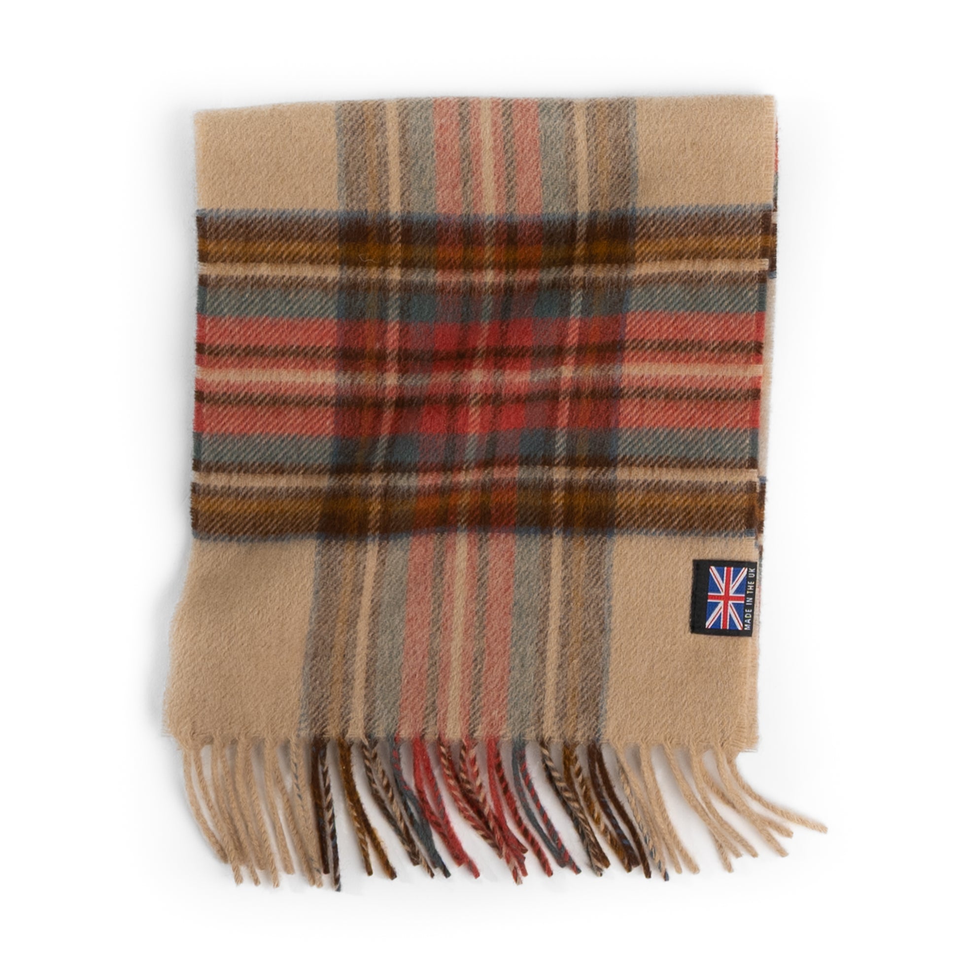 Prince of Scots Merino Lambswool Tartan Scarf (Antique Dress Stewart)-Gifts-[bar code]-Prince of Scots