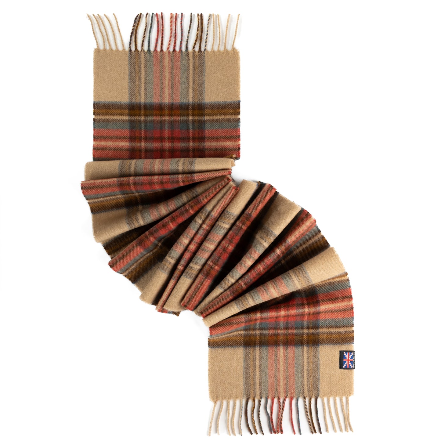 Prince of Scots Merino Lambswool Tartan Scarf (Antique Dress Stewart)-Gifts-[bar code]-Prince of Scots