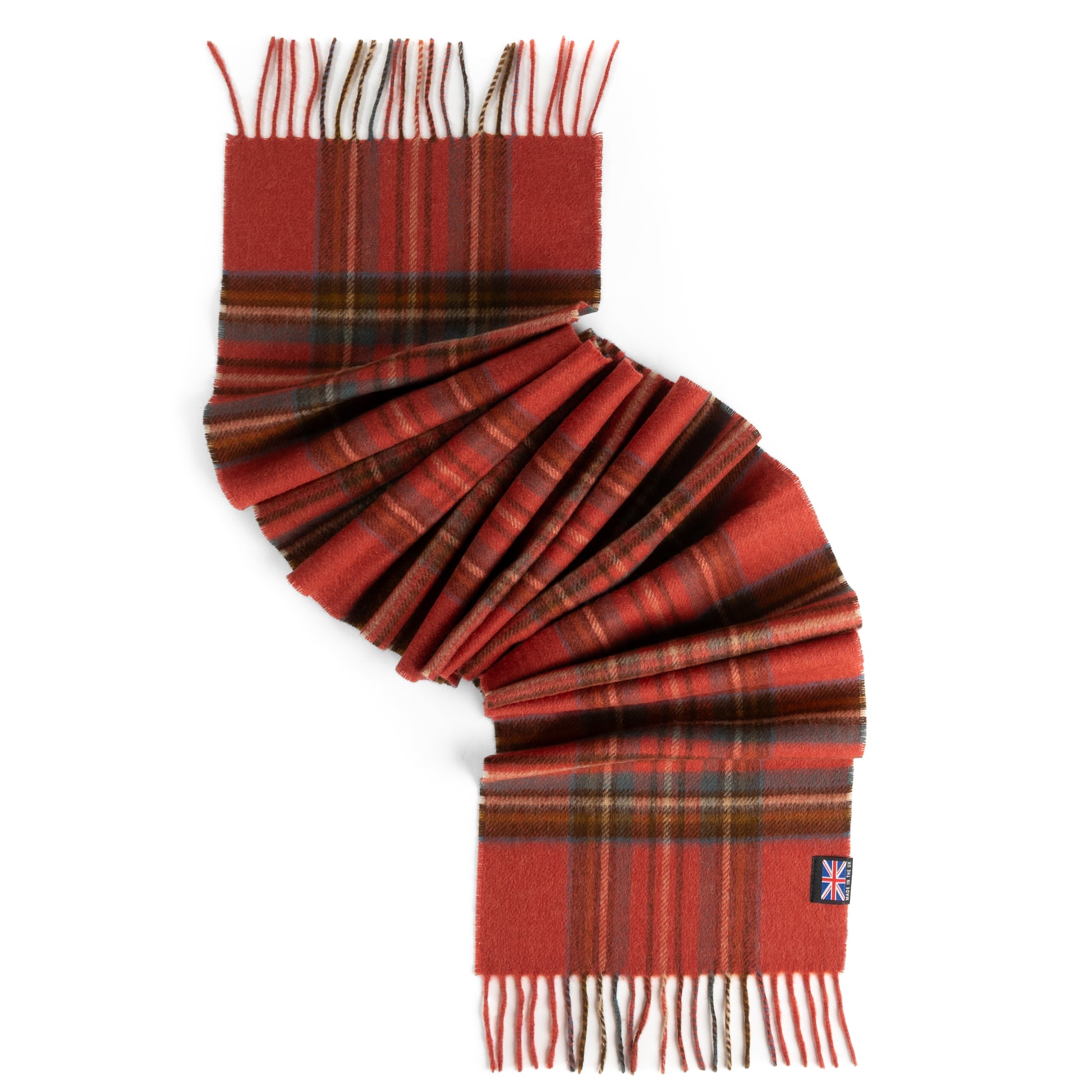 Prince of Scots Merino Lambswool Tartan Scarf (Antique Royal Stewart)-Gifts-[bar code]-Prince of Scots