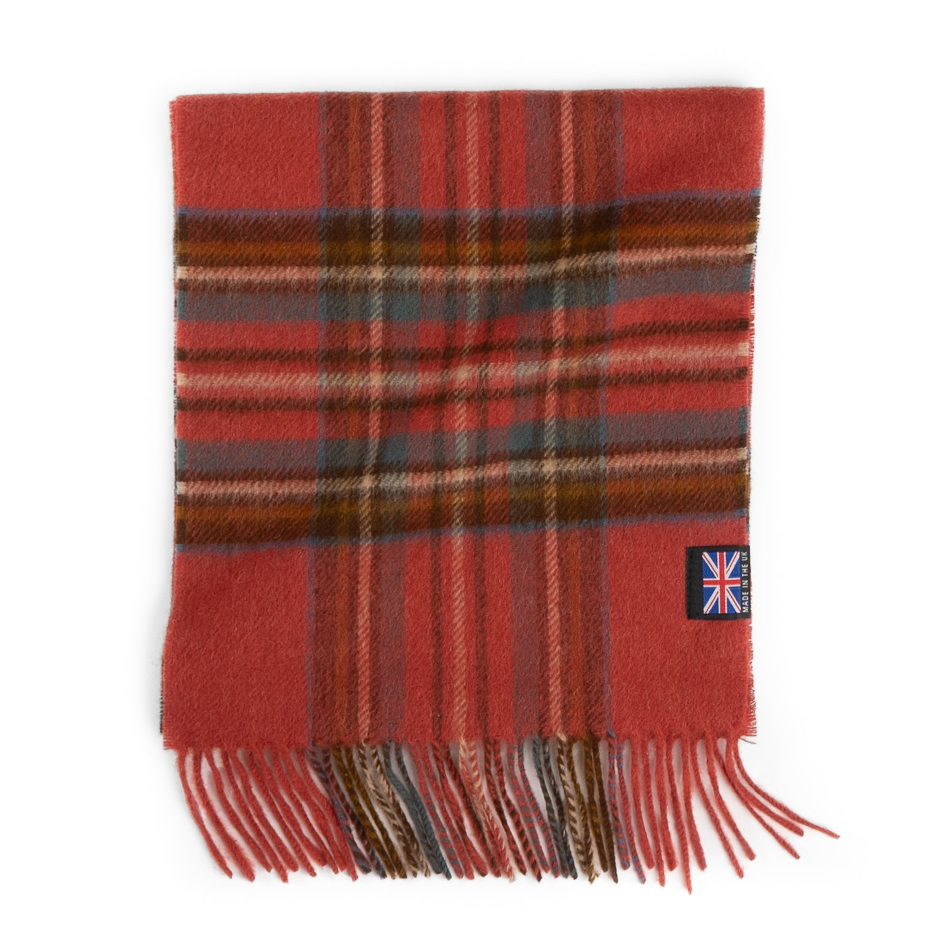 Prince of Scots Merino Lambswool Tartan Scarf (Antique Royal Stewart)-Gifts-[bar code]-Prince of Scots